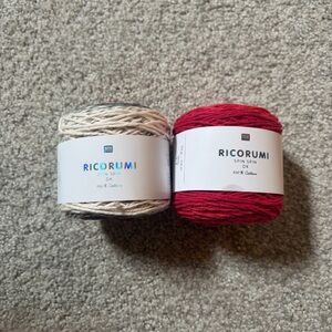 Bundle of 2x Ricorumi Spin Spin Cotton Yarn